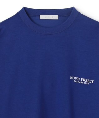 UNFILO MENS 【男女兼用】BEAUTY FORM JERSEY ロゴ クルー ブルー