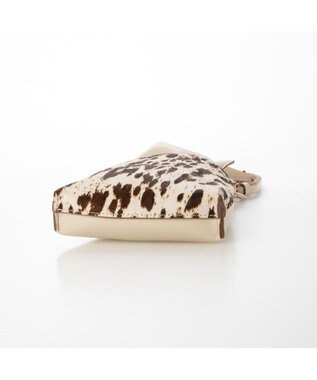 UNBILLION kakatoo ハラコポケットモバイルショルダー ベージュ