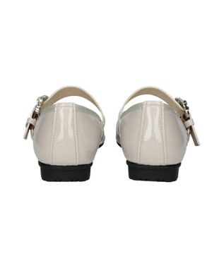 Bridget Birkin ＜3E＞【Bridget Birkin Walk】ビジューメリージェーンパンプス グレーエナメル