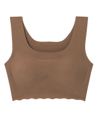 une nana cool 綿混フラット仕上げ　ノンワイヤーブラジャー　　【全サイズ同一価格】 WI