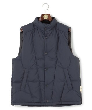 J.PRESS MEN ナイロンワッシャータフタ ダウンベスト ネイビー系