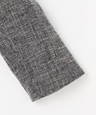 ANY SIS L ライトストレッチ ツイード ジャケット ネイビーシャンブレー