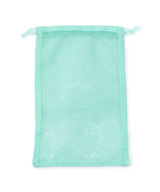 Chacott レース柄メッシュ巾着M アイスグリーン