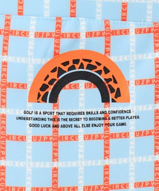 PW CIRCULUS 【WOMEN】チェック柄キュロット ゴルフウェア レディース スカイブルー系5