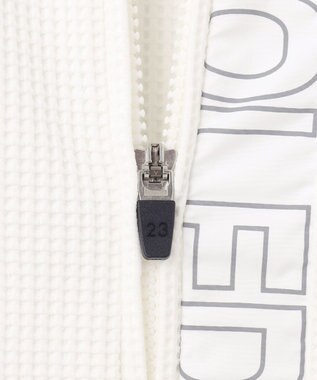 23区GOLF 【MEN/キングサイズ】【UVケア】ワッフル パーカー ホワイト系