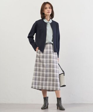 J.PRESS LADIES S Springピーチ ブラウス スモーキーミント系