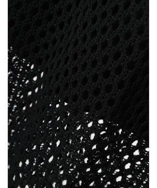 CRAFT STANDARD BOUTIQUE 配色メッシュニットスカート Black