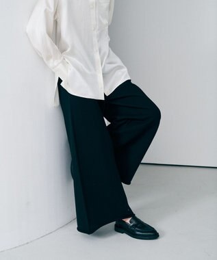 uncrave スウェットライクニット パンツ