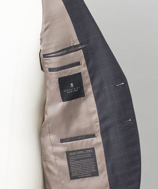GOTAIRIKU WEB&一部店舗限定【DORMEUIL/ドーメル】IMPERIALJADE/インペリアルジェイド 通年スーツ（グレー×格子） グレー系4