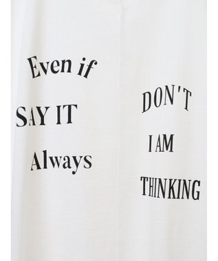 CRAFT STANDARD BOUTIQUE リメイクロゴノースリーブTee Off White