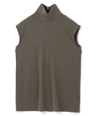 BEIGE， 【洗える・VERY 6月号掲載】MELLE / ジャージーハイネックカットソー Khaki
