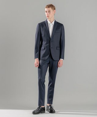 JOSEPH HOMME ハイゲージコットンジャージー 　レギュラーカラーシャツ ホワイト系