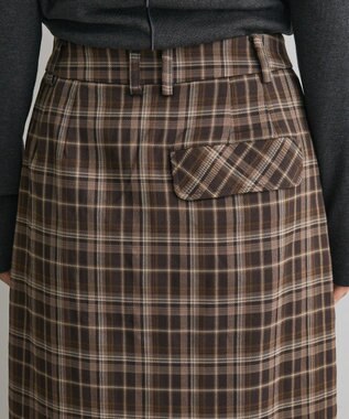 CRAFT STANDARD BOUTIQUE フロントプリーツスカート Check Brown