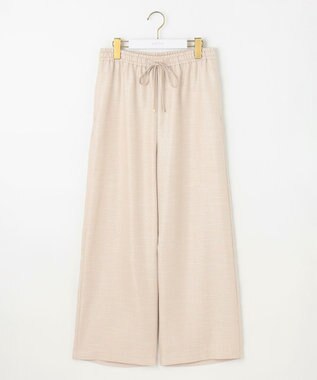 ANY SIS 【洗える】ラメキライージードロスト パンツ ライトベージュ