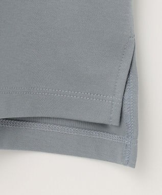 J.PRESS LADIES 【接触冷感・UVケア】コンパクトコットンスムース ツイストスリーブ カットソー スモーキーグリーン系