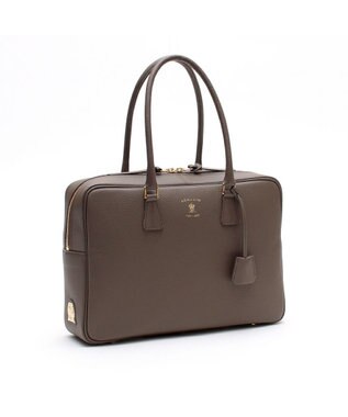 A.D.M.J. 【A4対応】お受験  牛革シュリンクボストンバッグ シッコク