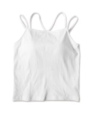 WEGO 【カップ付き】nachumoreホルターネックキャミ ホワイト