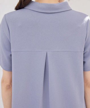 Tiaclasse 【洗える】ポロシャツワンピース ラベンダー