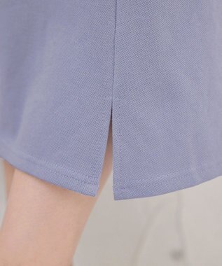 Tiaclasse 【洗える】ポロシャツワンピース ラベンダー