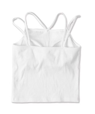 WEGO 【カップ付き】nachumoreホルターネックキャミ ホワイト