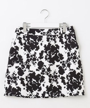 PW CIRCULUS 【WOMEN】【洗える】アニマルプリント バックプリーツ スカート ゴルフウェア レディース