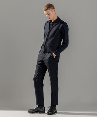 JOSEPH HOMME 【LEON 掲載】ドビージャージー　ジレ ネイビー系