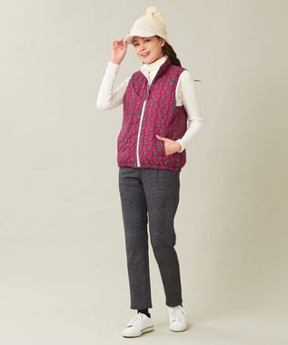 23区GOLF 【WOMEN】つば付き ニット帽 ホワイト系