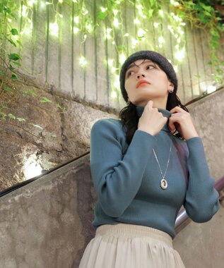 Tiaclasse 【安田美沙子さん着用・2way】オーバルパールロングネックレス シルバー