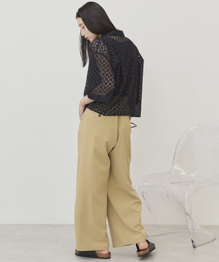 AMERICAN HOLIC 刺繍ショート半袖シャツ Black