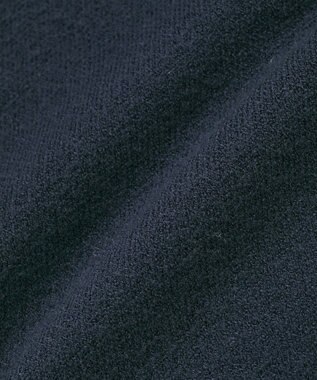 earth music&ecology レースコードダブルジップニットパーカー Dark Navy