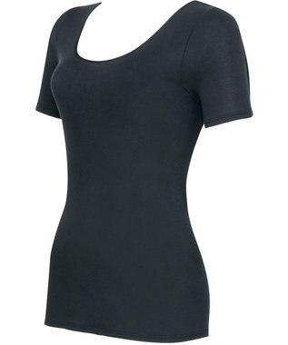 WACOAL インナー 綿100％(身生地) オーガニックコットンを使用 ムレにくい 3分袖 半袖 レディース CLC229 /ワコール ブラック