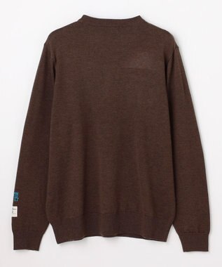 PW CIRCULUS 【MEN】Spark cat クルーネックニット ゴルフ ダークブラウン系