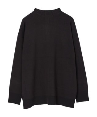 Green Parks ミドル丈モックネックカーディガン Dark Gray