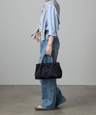 russet ナイロン三層2WAYミニトートバッグ(CE-1580) Black/Navy