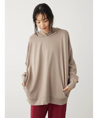 CRAFT STANDARD BOUTIQUE ポンチオーバーサイズパーカー Gray Beige