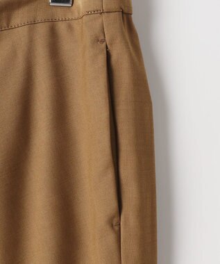 自由区 L 【SHIHOさん着用】フロントディテールラップワイド パンツ キャメル