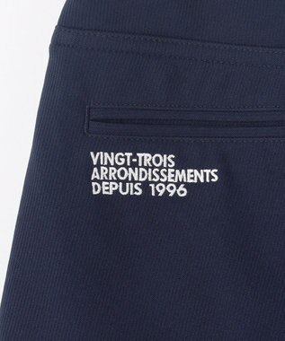 23区GOLF 【MEN】「TEXBRID」軽量ストレッチハーフパンツ ネイビー系