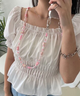 WEGO デザインビーズストラップ 柄3