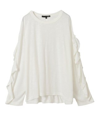 Green Parks ・ＳＵＧＡＲ　ＳＰＯＯＮ　ラッフルスリーブロンＴＥＥ Off White