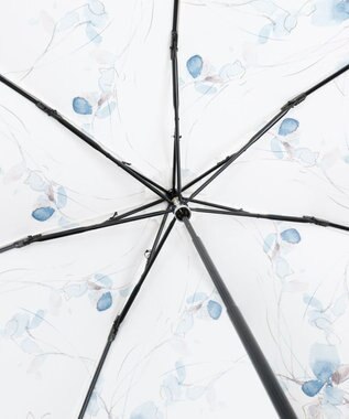AURORA 【 JILL STUART（ジル スチュアート）】グラデーションフラワープリント雨傘（折りたたみ傘） ブルー