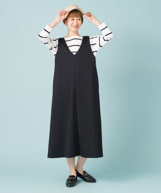 ONWARD Reuse Park 【組曲】ワンピース春夏 ネイビー