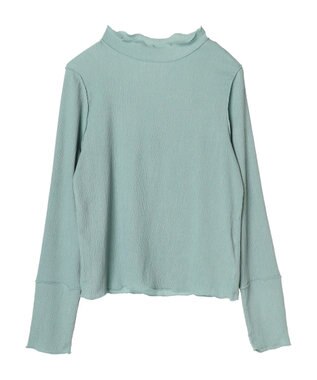 Green Parks 表面感ハイネックプルオーバー Mint