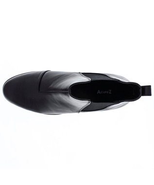 AcureZ 晴雨兼用やわらかトラッドブーツ「生活防水タイプ」 ブラック