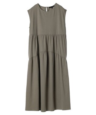 Green Parks ・ＳＵＧＡＲ　ＳＰＯＯＮ【ＣＯＯＬ】フレンチキリカエワンピ Gray Beige