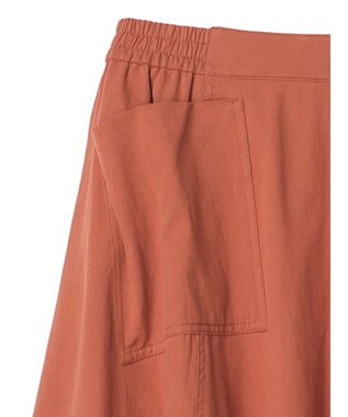 Green Parks ■ＥＳＣＡＲ　サイドポケットギャザースカート Orange