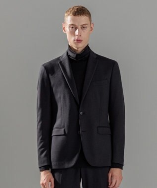 JOSEPH HOMME ウーステッドモックロディ ジャケット＜裏地：フォトコラージュプリント＞ グレー系1