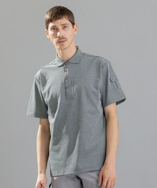 JOSEPH HOMME 【接触冷感】アイスコットンカノコ　ポロ ピーコックグリーン系