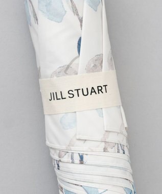 AURORA 【 JILL STUART（ジル スチュアート）】グラデーションフラワープリント雨傘（折りたたみ傘） ブルー