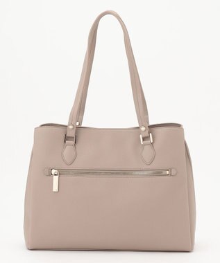 LA BAGAGERIE ベーシック　フェイクレザートート グレージュ