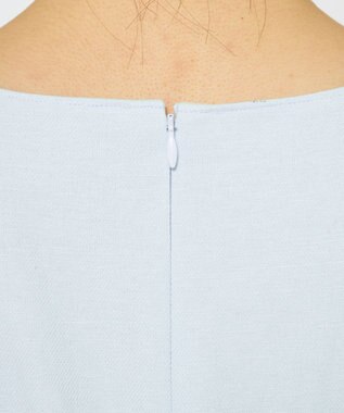 uncrave 【手洗い可】コットンリネンツイル ブラウス（uncrave WHITE） サックス